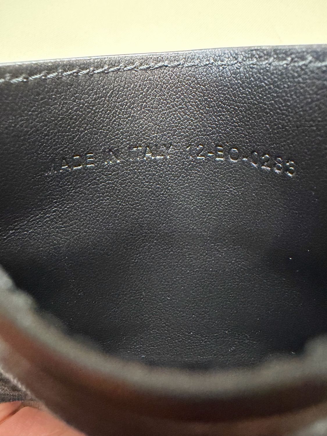  Christian Dior Oblique Card Holder in Black