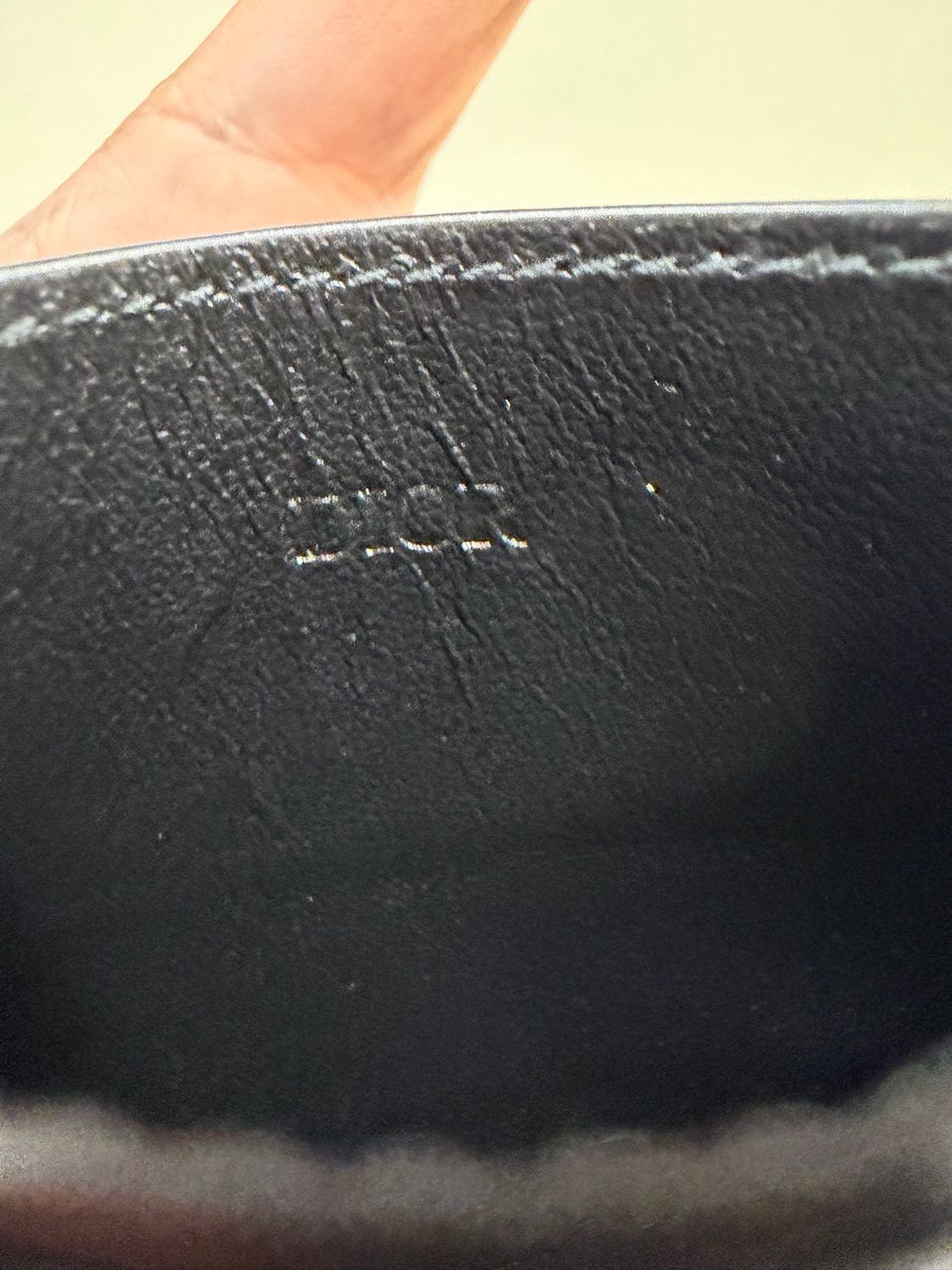  Christian Dior Oblique Card Holder in Black