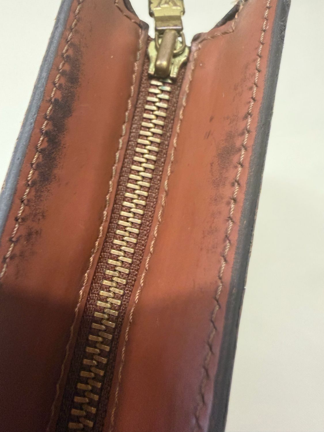 Louis Vuitton Monogram Homme Clutch Pouch Zipper