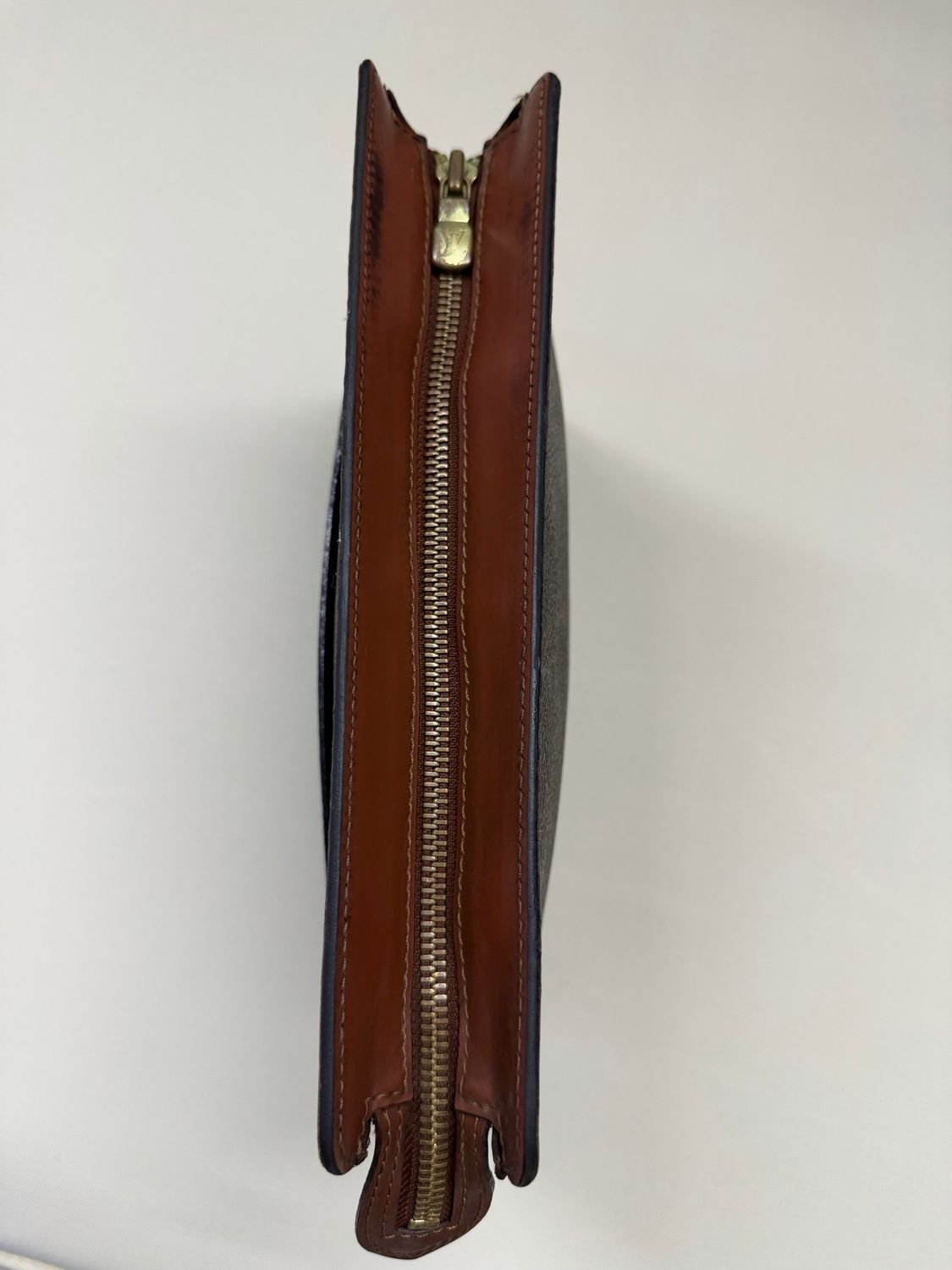 Louis Vuitton Monogram Homme Clutch Pouch Zipper
