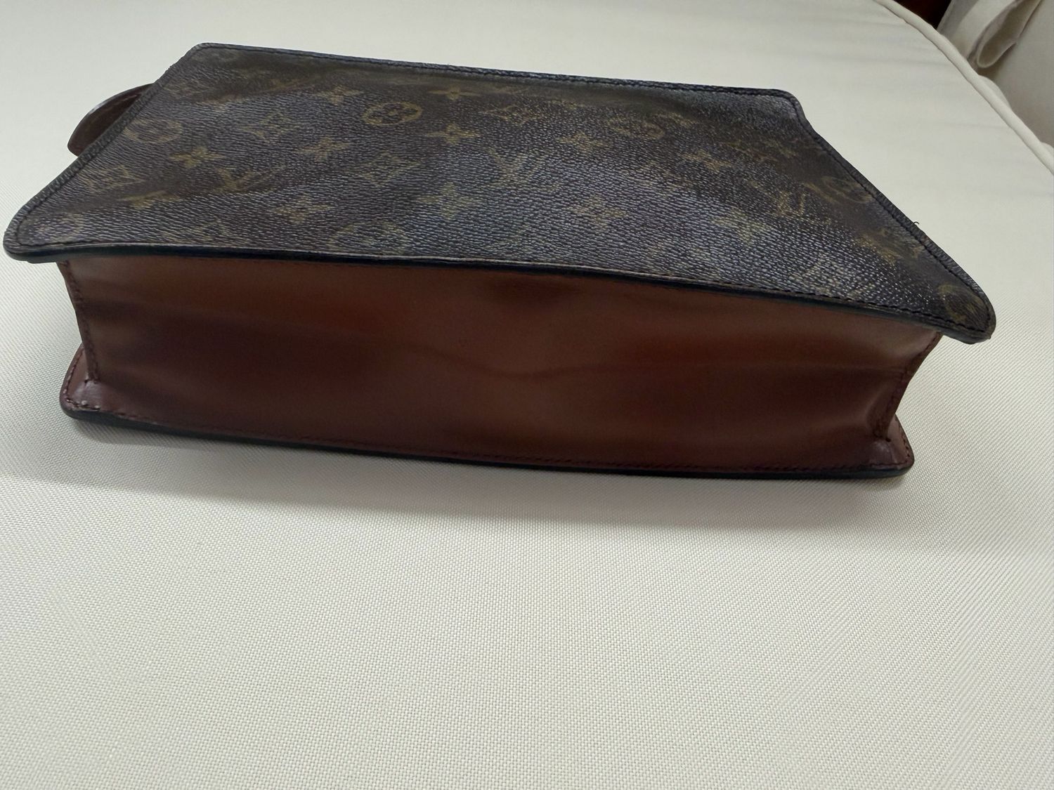 Louis Vuitton Monogram Homme Clutch Pouch Zipper