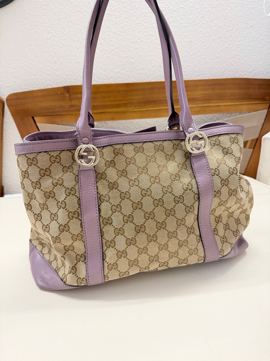 Gucci Monogram Canvas MissGg in Purple