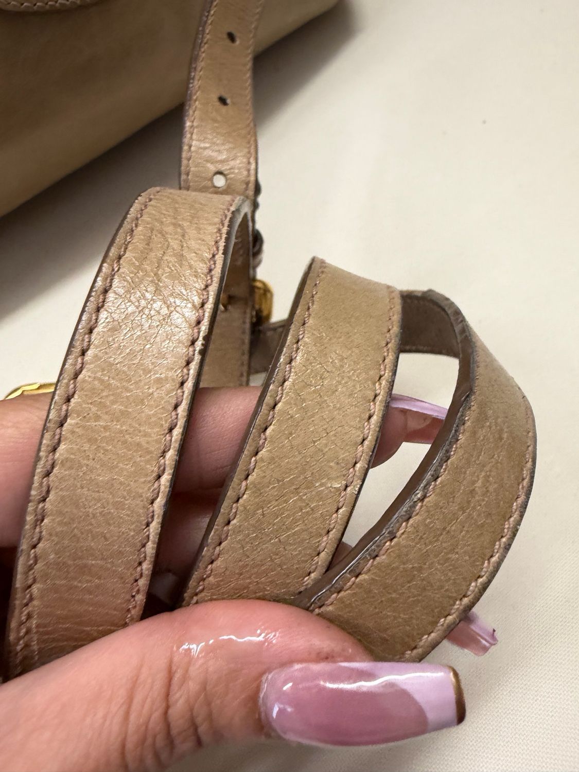 Prada Vitello Shine Convertible Crossbody Sling