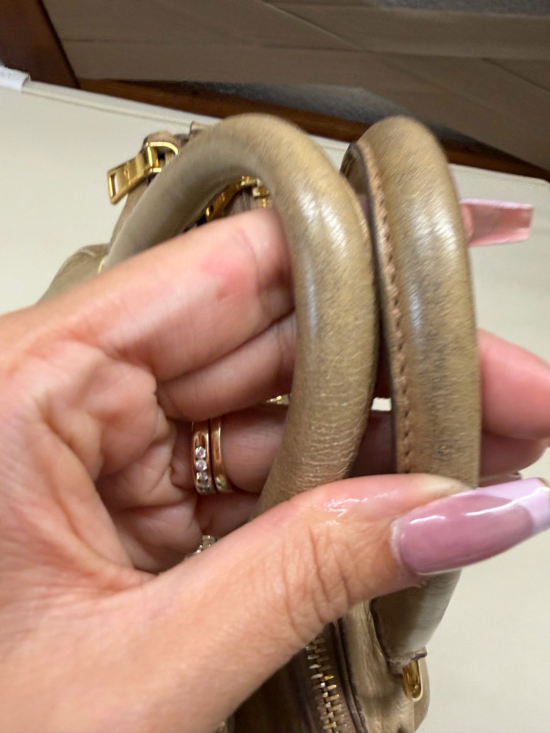 Prada Vitello Shine Convertible Crossbody Sling