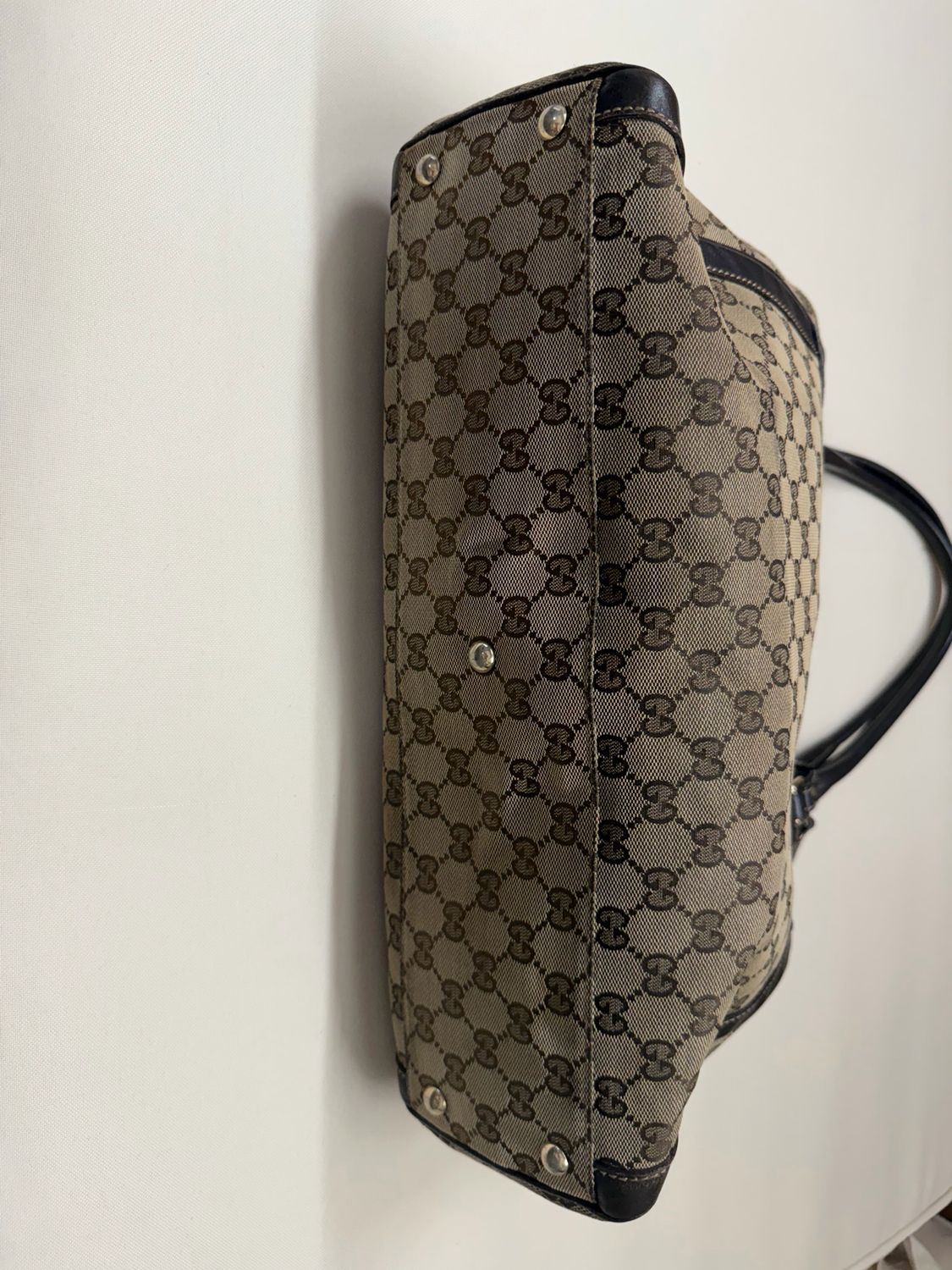 Gucci Monogram Canvas Zipper Tote Triomphe