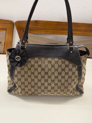 Gucci Monogram Canvas Zipper Tote Triomphe