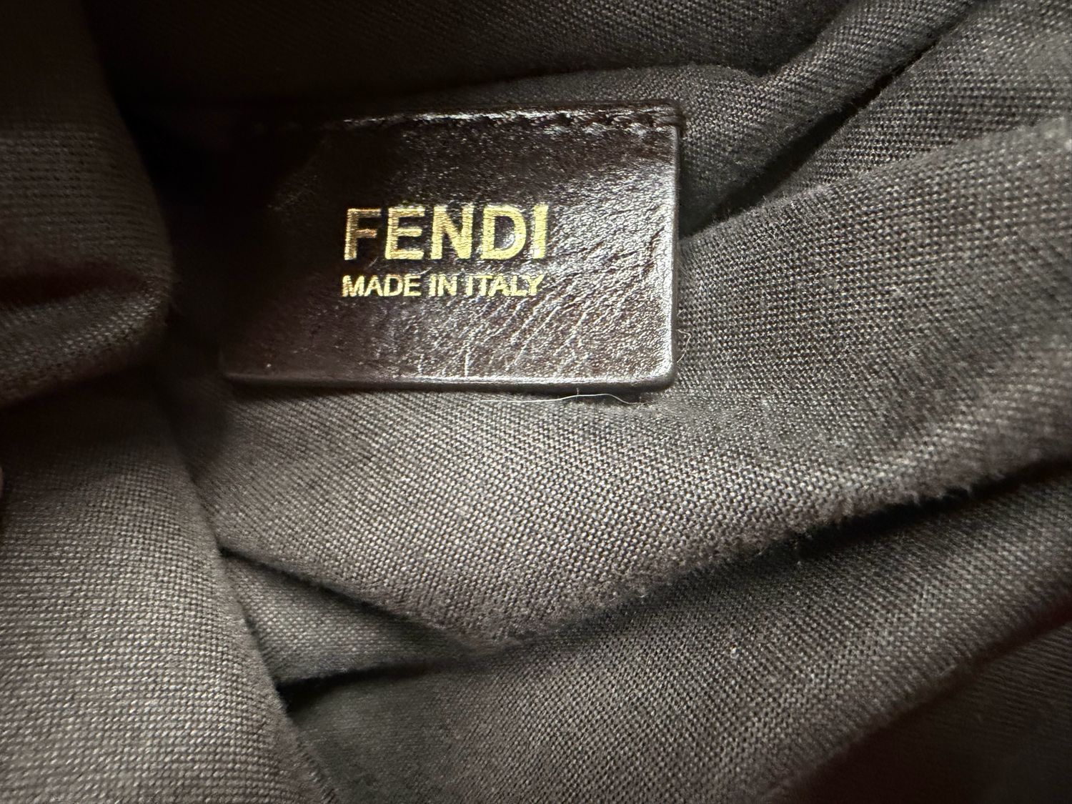 Fendi Pequin Vertical Shopper Tote 