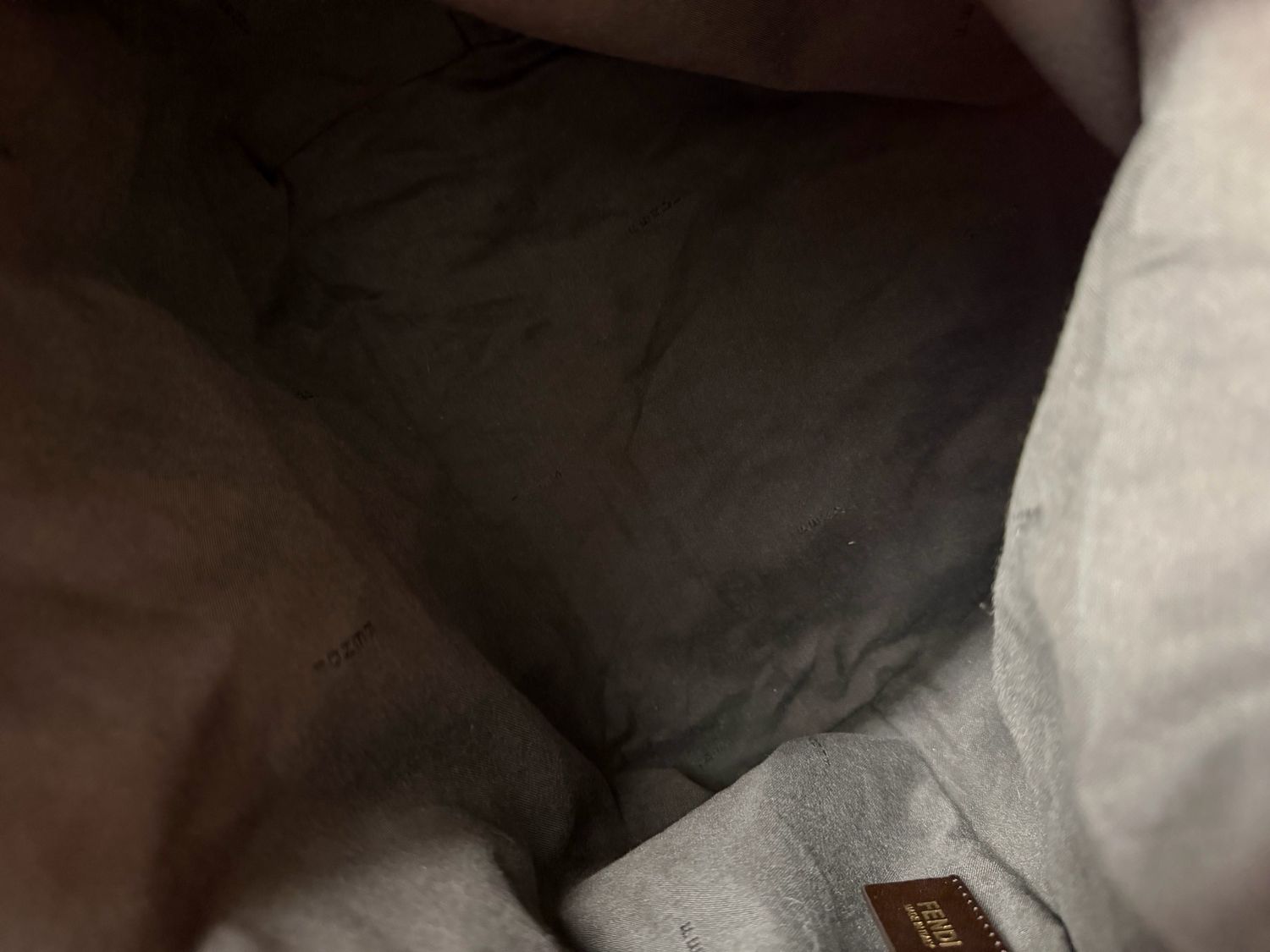 Fendi Pequin Vertical Shopper Tote 