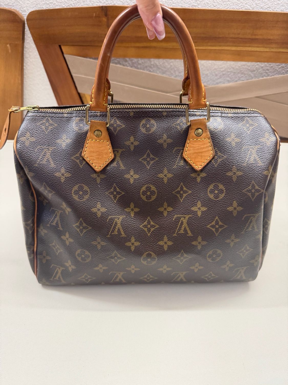 Louis Vuitton Monogram Speedy 30 Boston Satchel Bowler