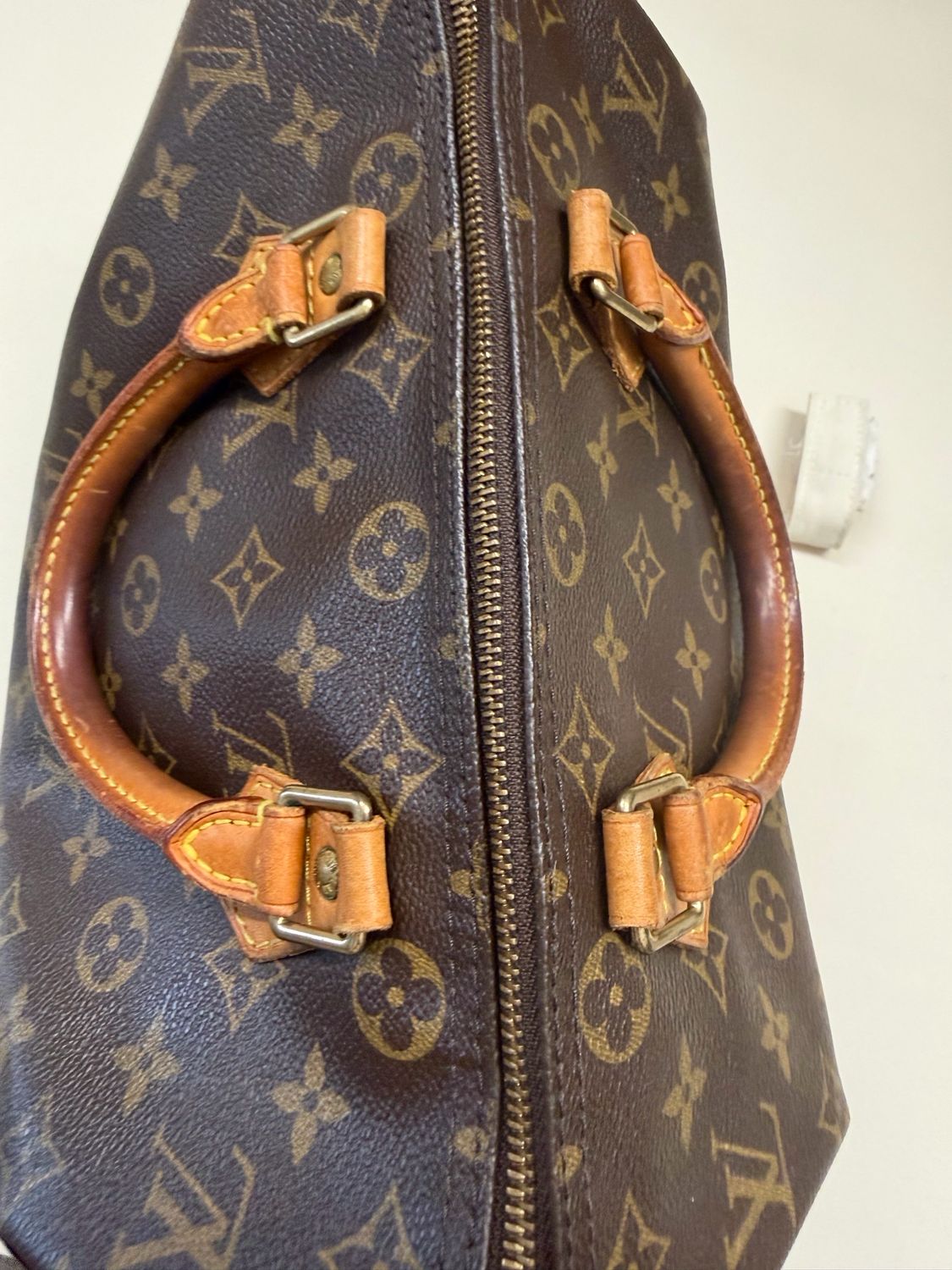Louis Vuitton Monogram Speedy 30 Boston Satchel Bowler