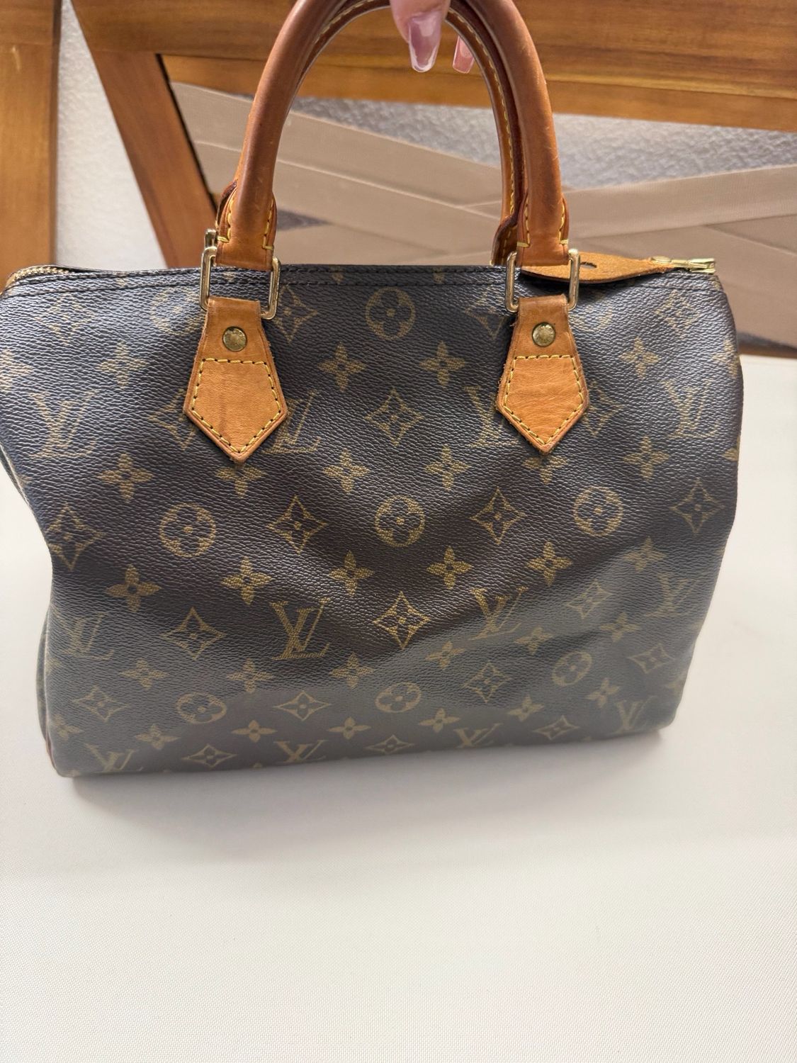 Louis Vuitton Monogram Speedy 30 Boston Satchel Bowler