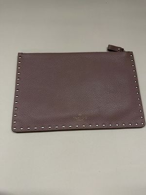 Valentino Rockstud Zipper Clutch