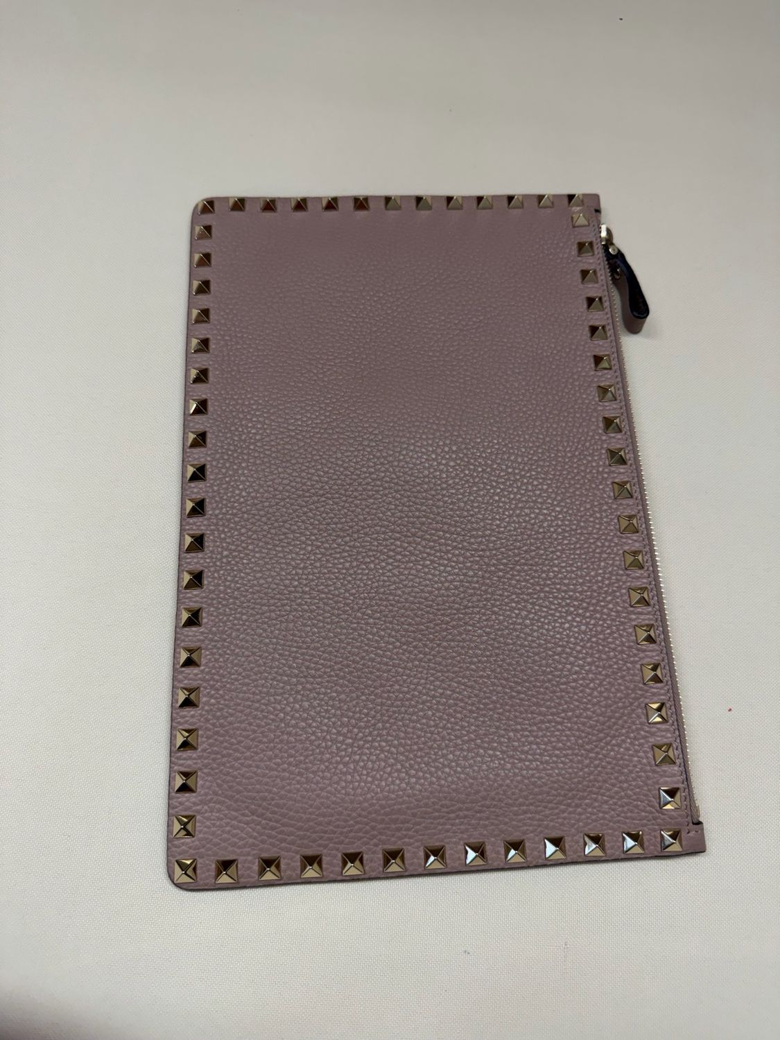 Valentino Rockstud Zipper Clutch