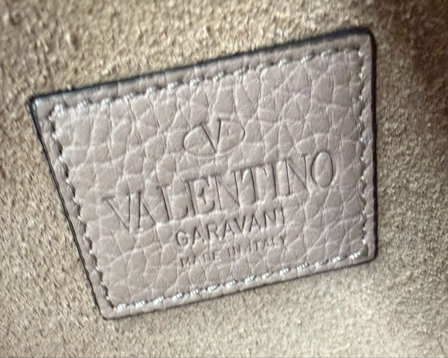 Valentino Rockstud Zipper Clutch