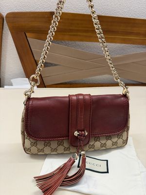 Gucci Monogram Canvas Marrakech Evening Bag Hobo Shoulder