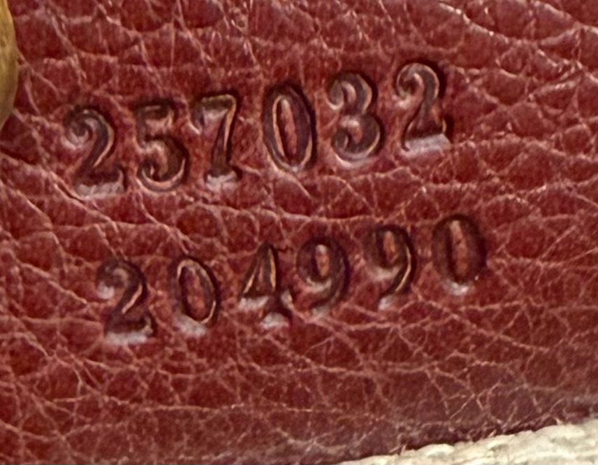 Gucci Monogram Canvas Marrakech Evening Bag Hobo Shoulder