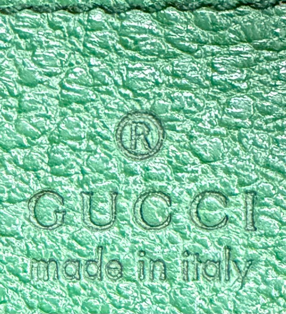 Gucci Pebbled Leather Web Hobo Shoulder Blondie in Green