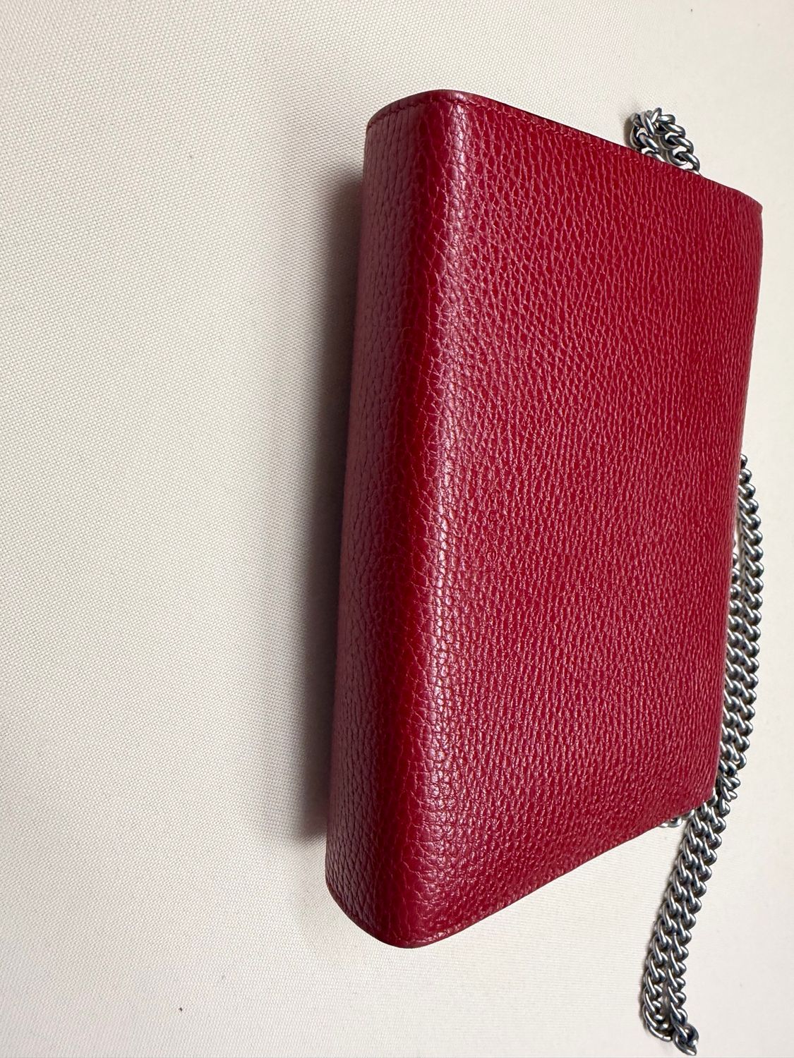 Gucci Dionysius Wallet on Chain Flap Messenger in Red