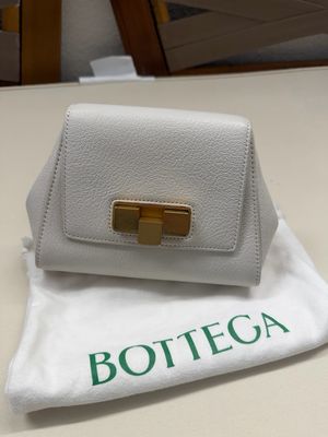 Bottega Veneta Geometric Belt Bag in White