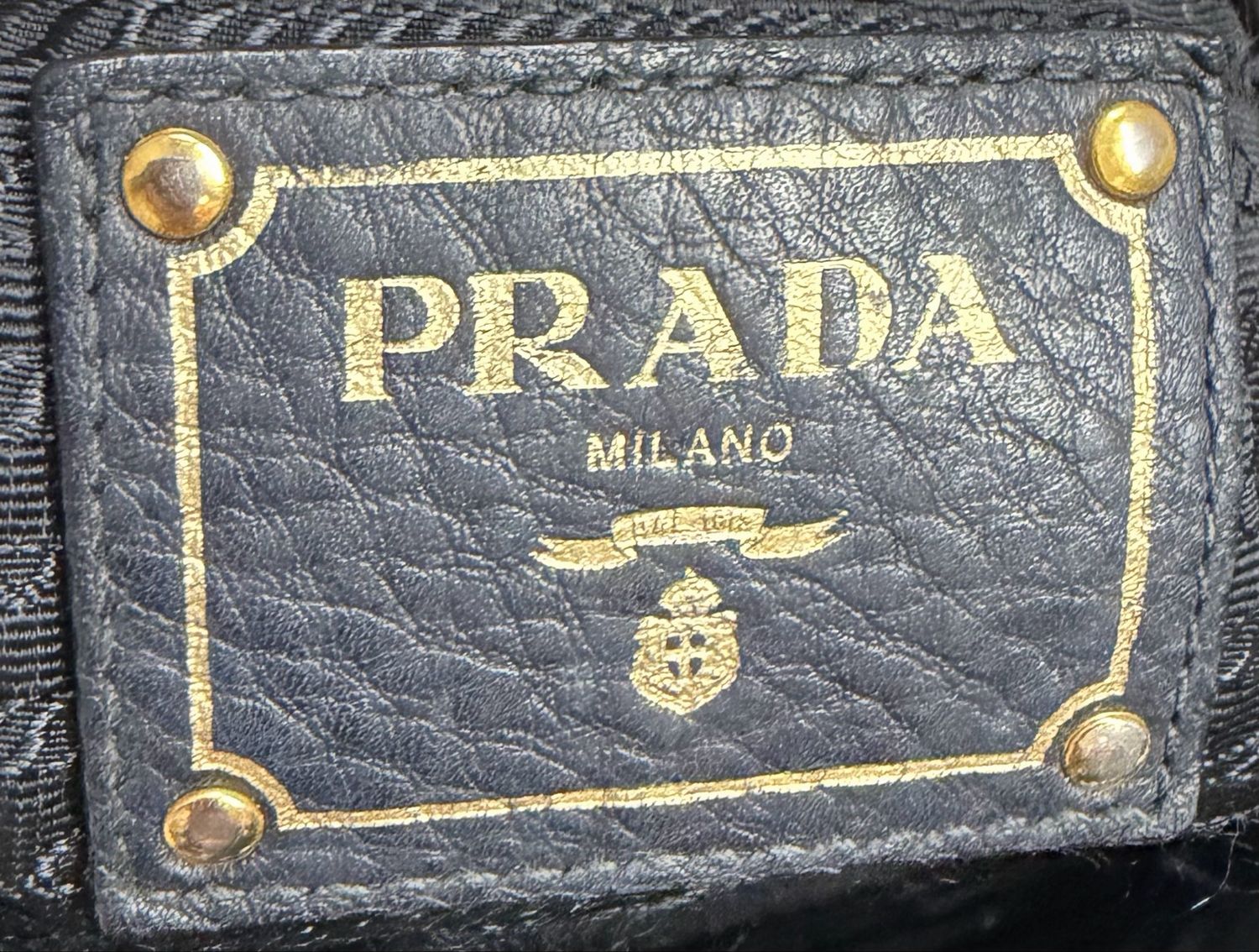 Prada Vitello Daino Shopper Convertible Crossbody Sling