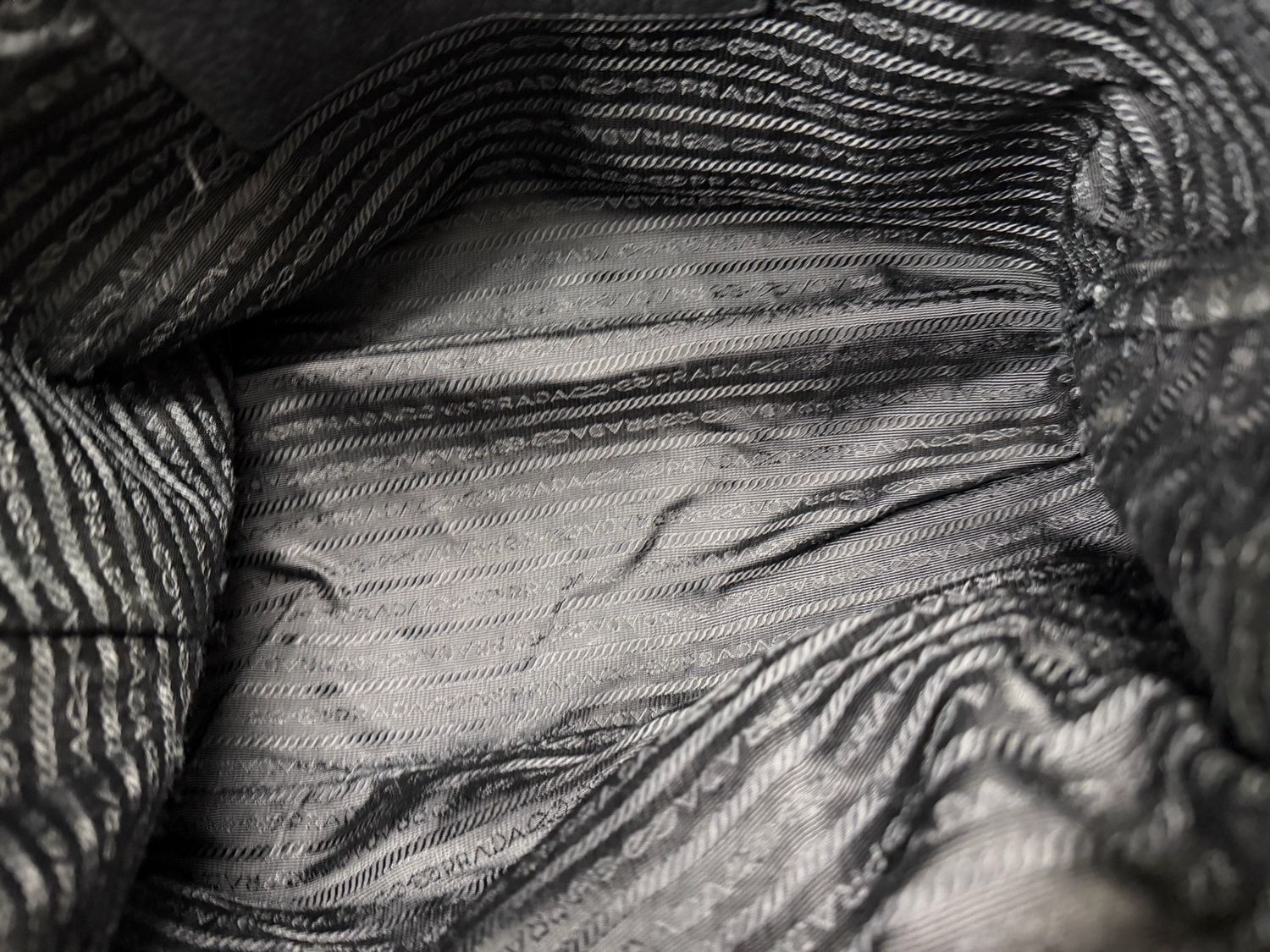 Prada Vitello Daino Shopper Convertible Crossbody Sling