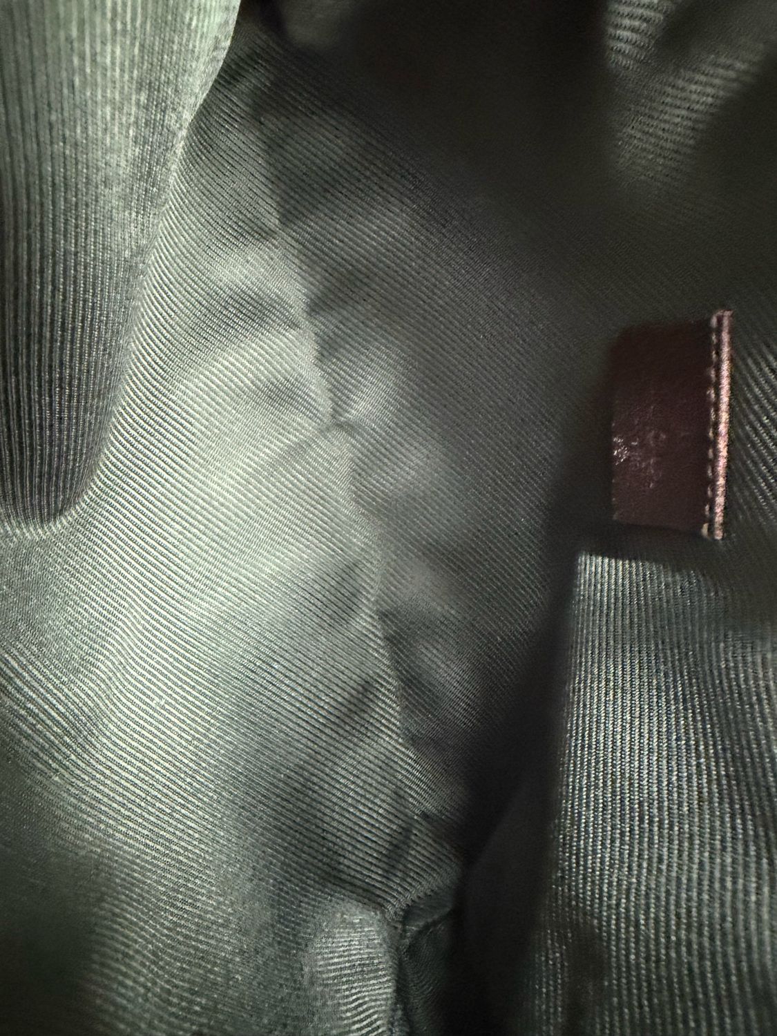 Gucci Monogram Canvas Abbey D Ring Hobo Pochette Shoulder