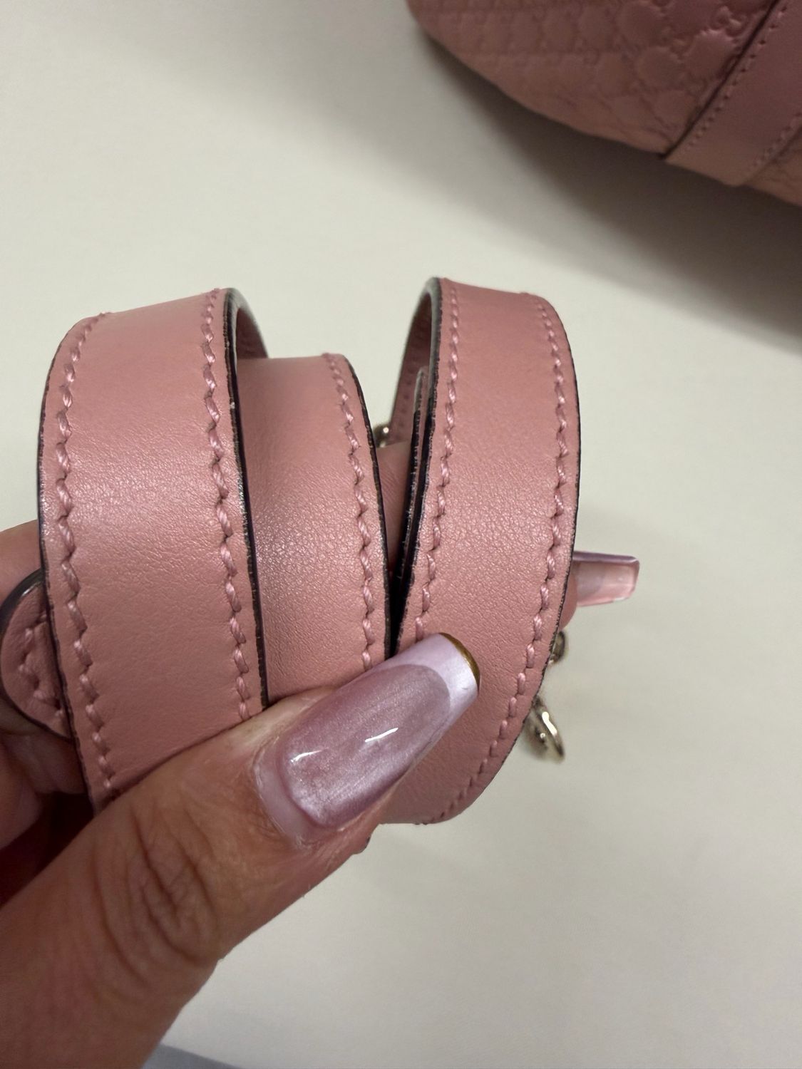 Gucci Joy Boston Bowler Guccissima Sling Crossbody