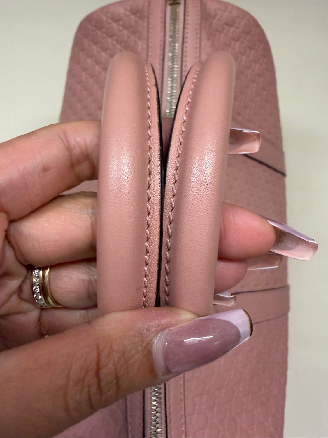 Gucci Joy Boston Bowler Guccissima Sling Crossbody