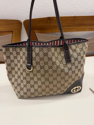 Gucci Monogram Canvas New Britt Tote
