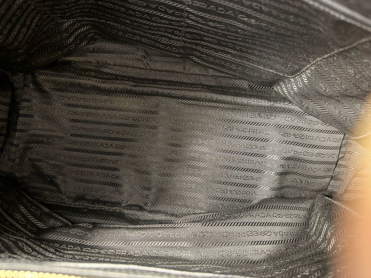 Prada Saffiano Lux Tote Double Zipper XL in Black