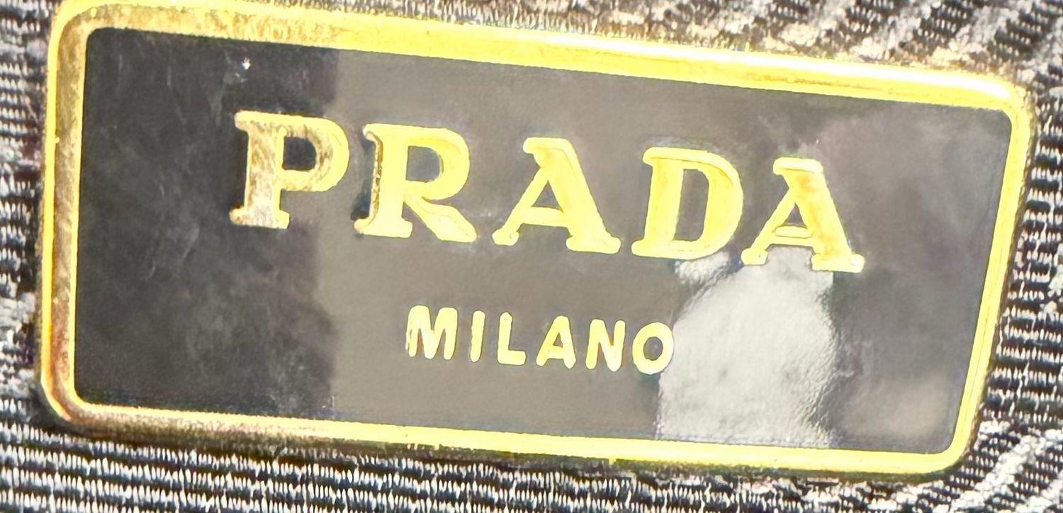 Prada Saffiano Lux Tote Double Zipper XL in Black