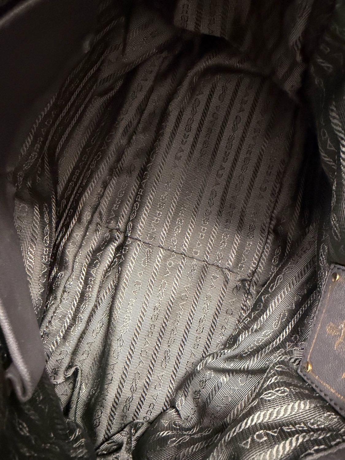 Prada Gaufre Nylon Tesutto Shoulder Bag