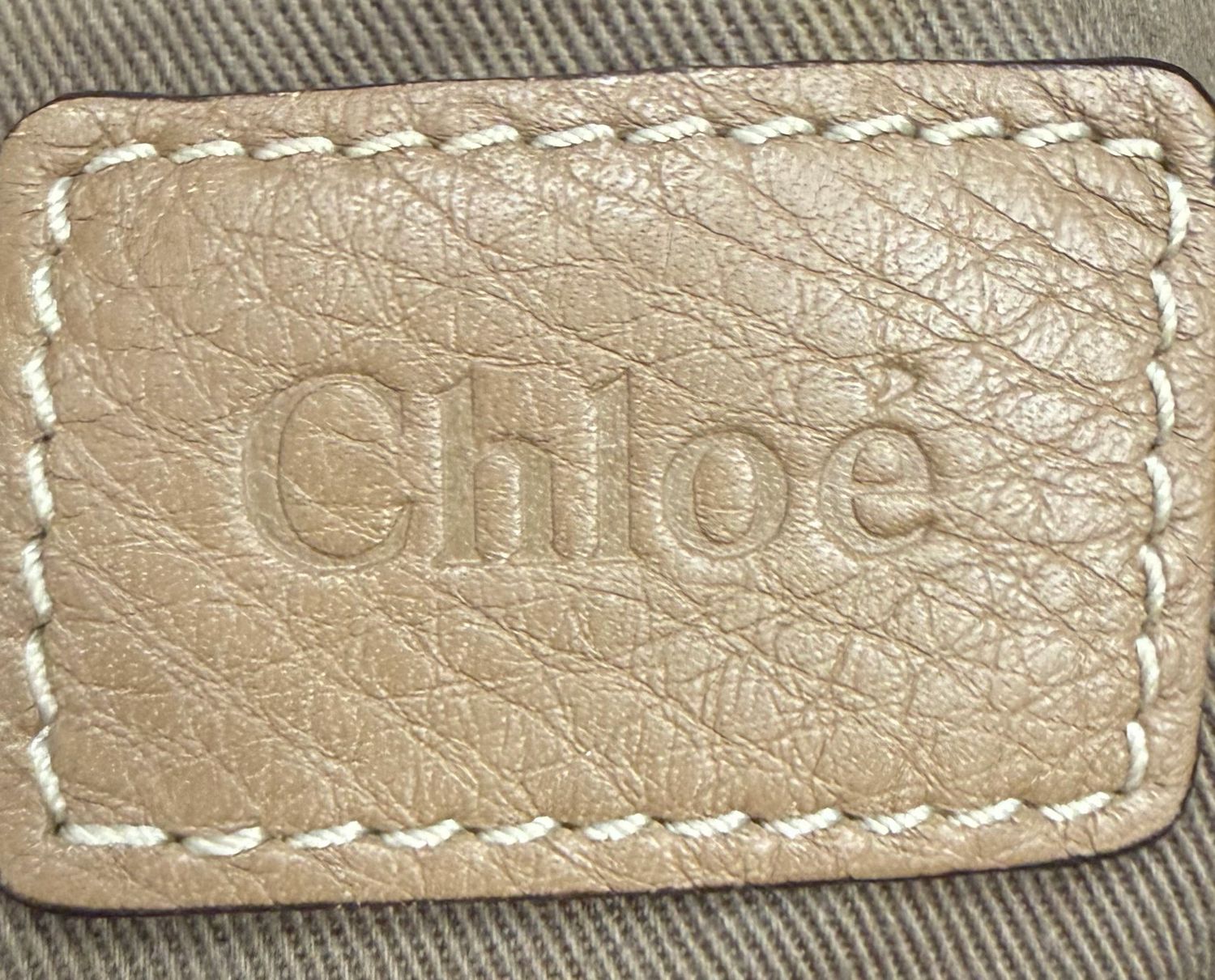 Chloe Marcie Saddle Messenger Sling Medium in Nut