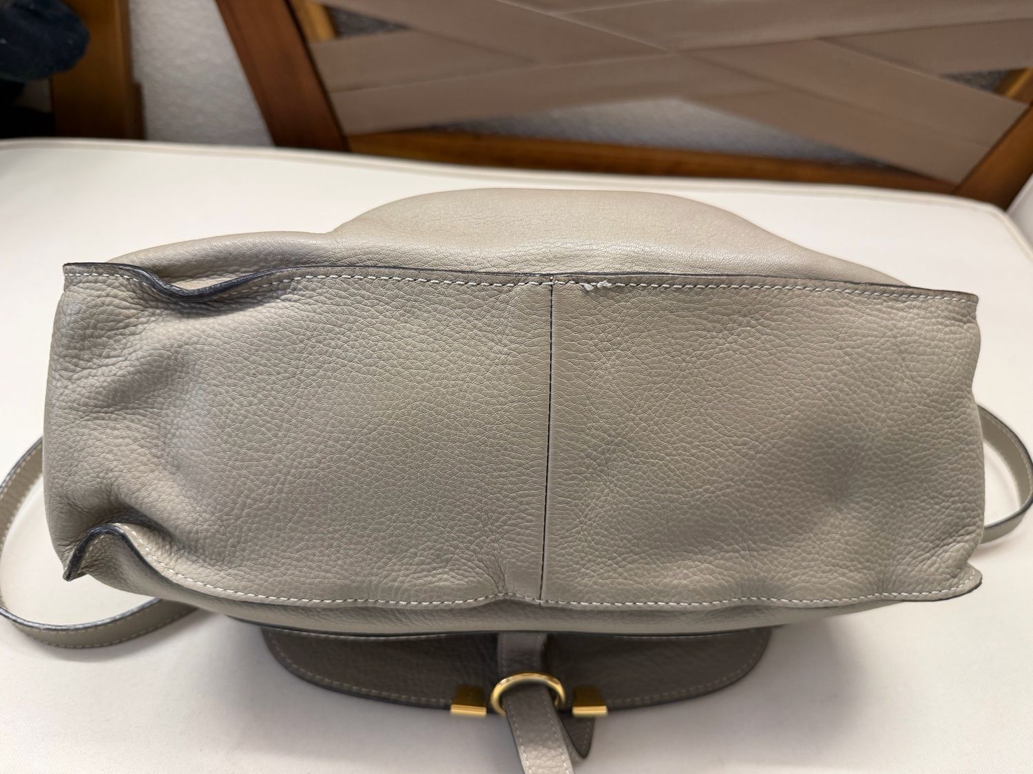 Chloe Marcie Saddle Medium in Cashmere Grey