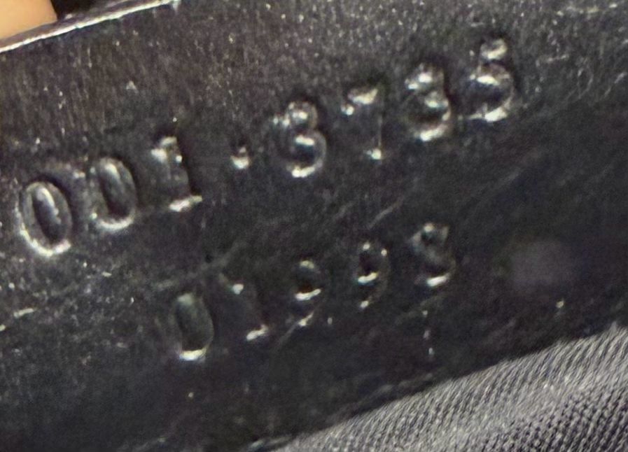 Gucci Monogram Canvas Jackie Hobo Shoulder Bag in Black