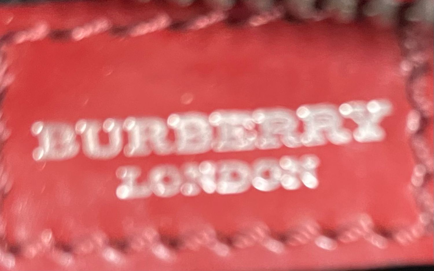 Burberry Haymarket Check Pochette Hobo Shoulder Zipper