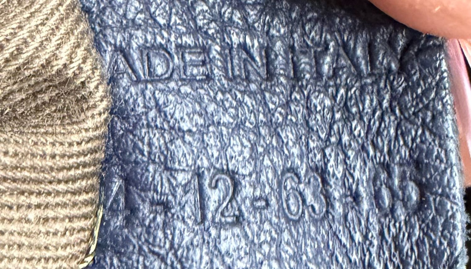 Chloe Marcie Pebbled Leather Saddle Large in Navy Blue