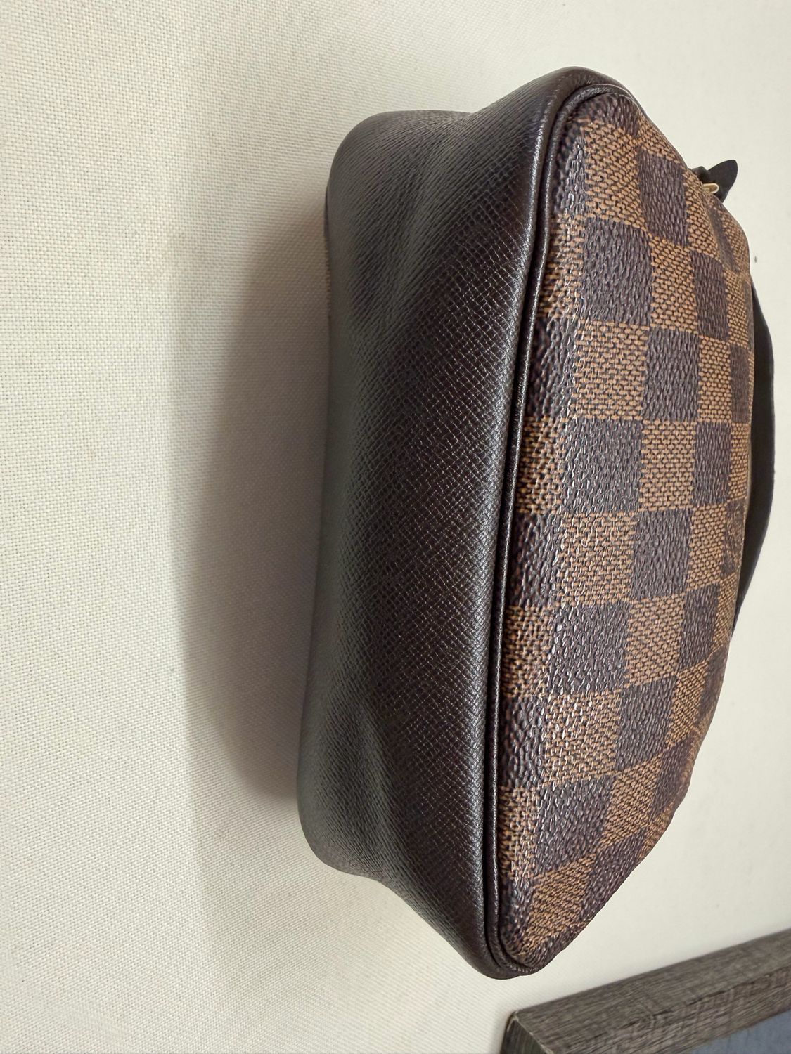 Louis Vuitton Damier Ebene Trousse Make Up Bag Pochette