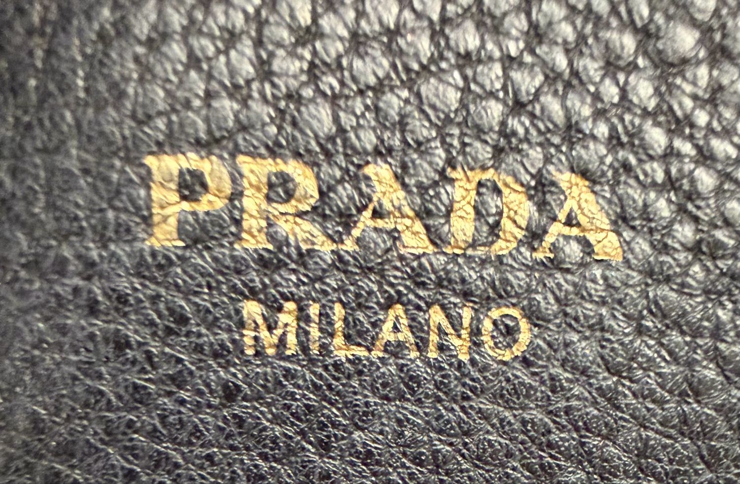 Prada Vitello Daino Crossbody Messenger Sling in Black