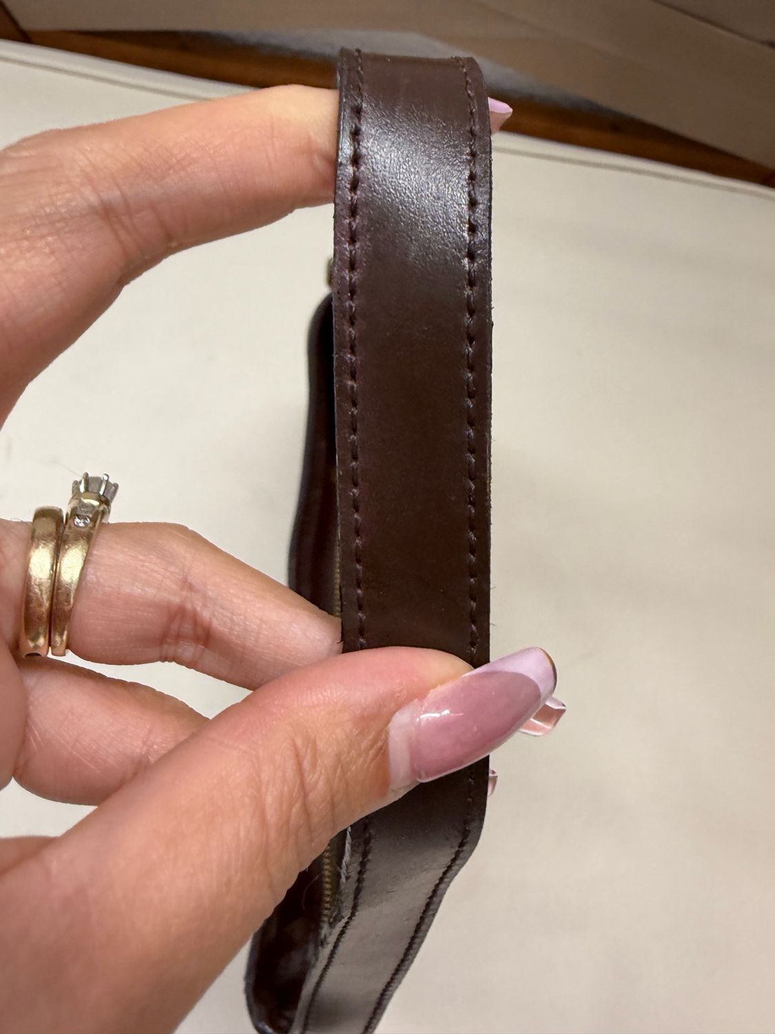 Burberry Haymarket Check Pochette Zipper Hobo Shoulder