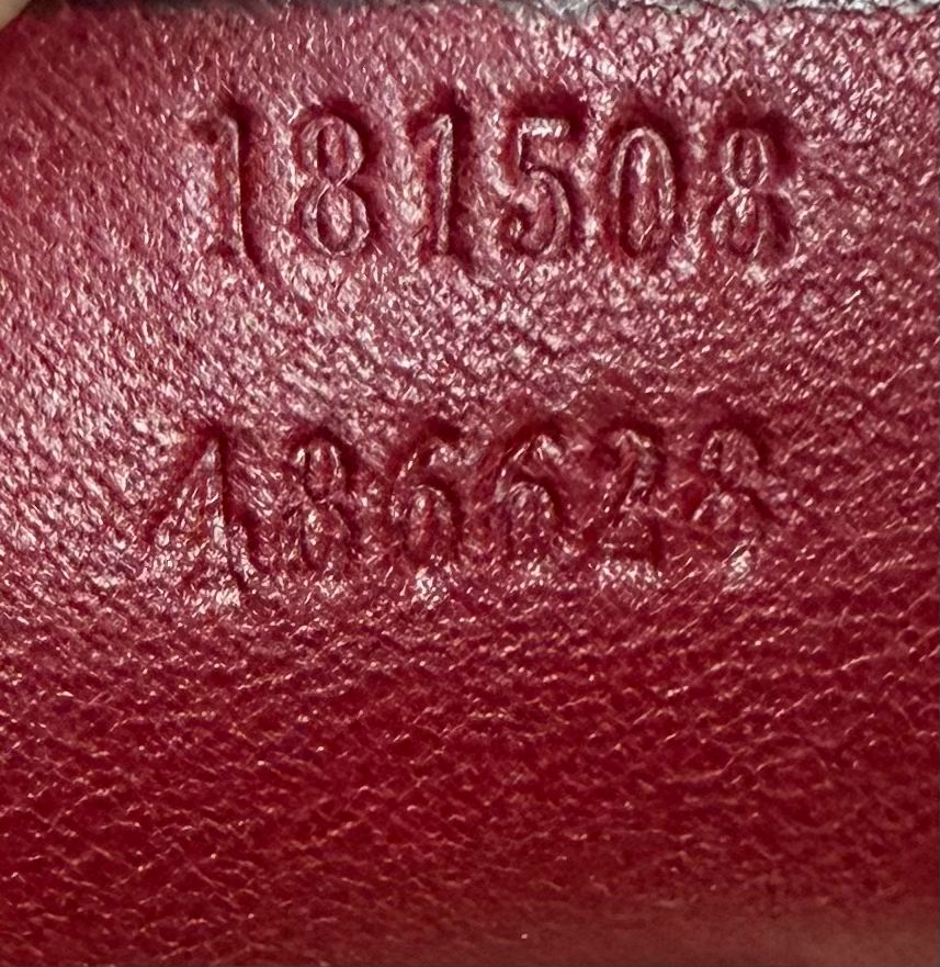 Gucci Leather Bowler Tote Shoulder in Red