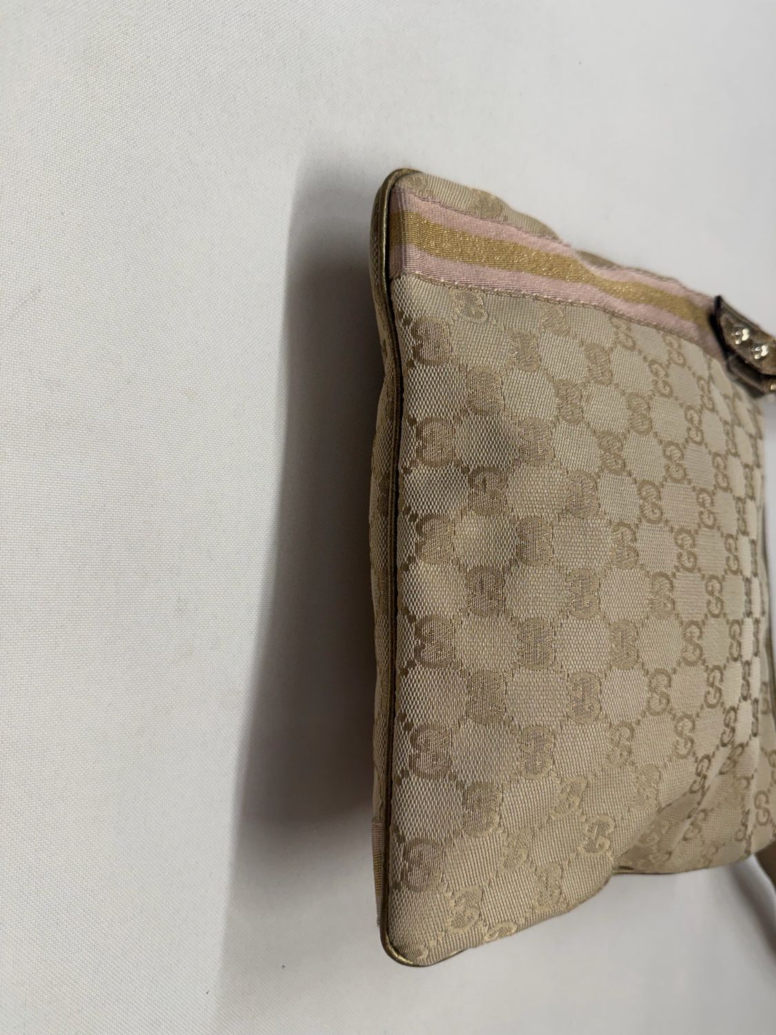 Gucci Monogram Canvas Joliceur Crossbody Messenger