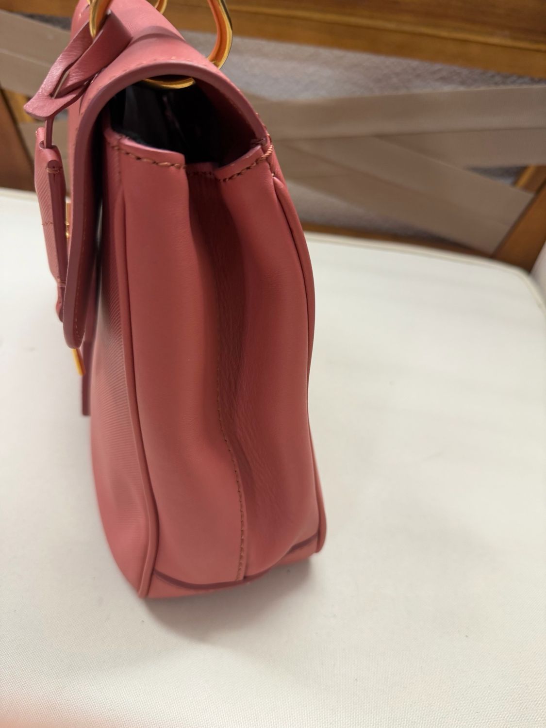 Burberry Trench Leather Top Handle