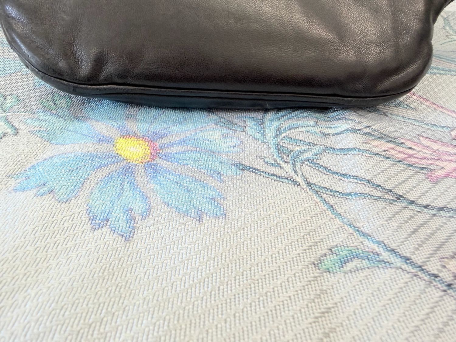 Yves Saint Laurent Lambskin Bum Bag in Black