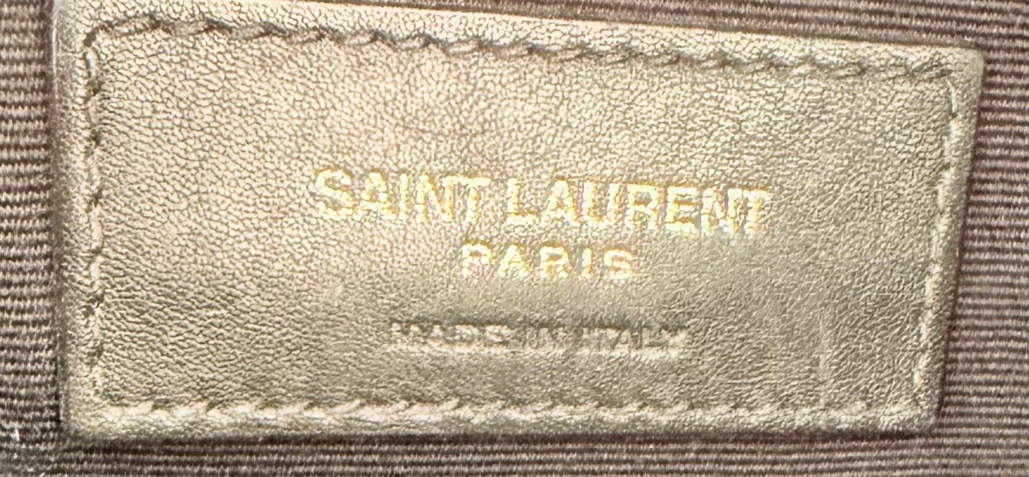 Yves Saint Laurent Lambskin Bum Bag in Black