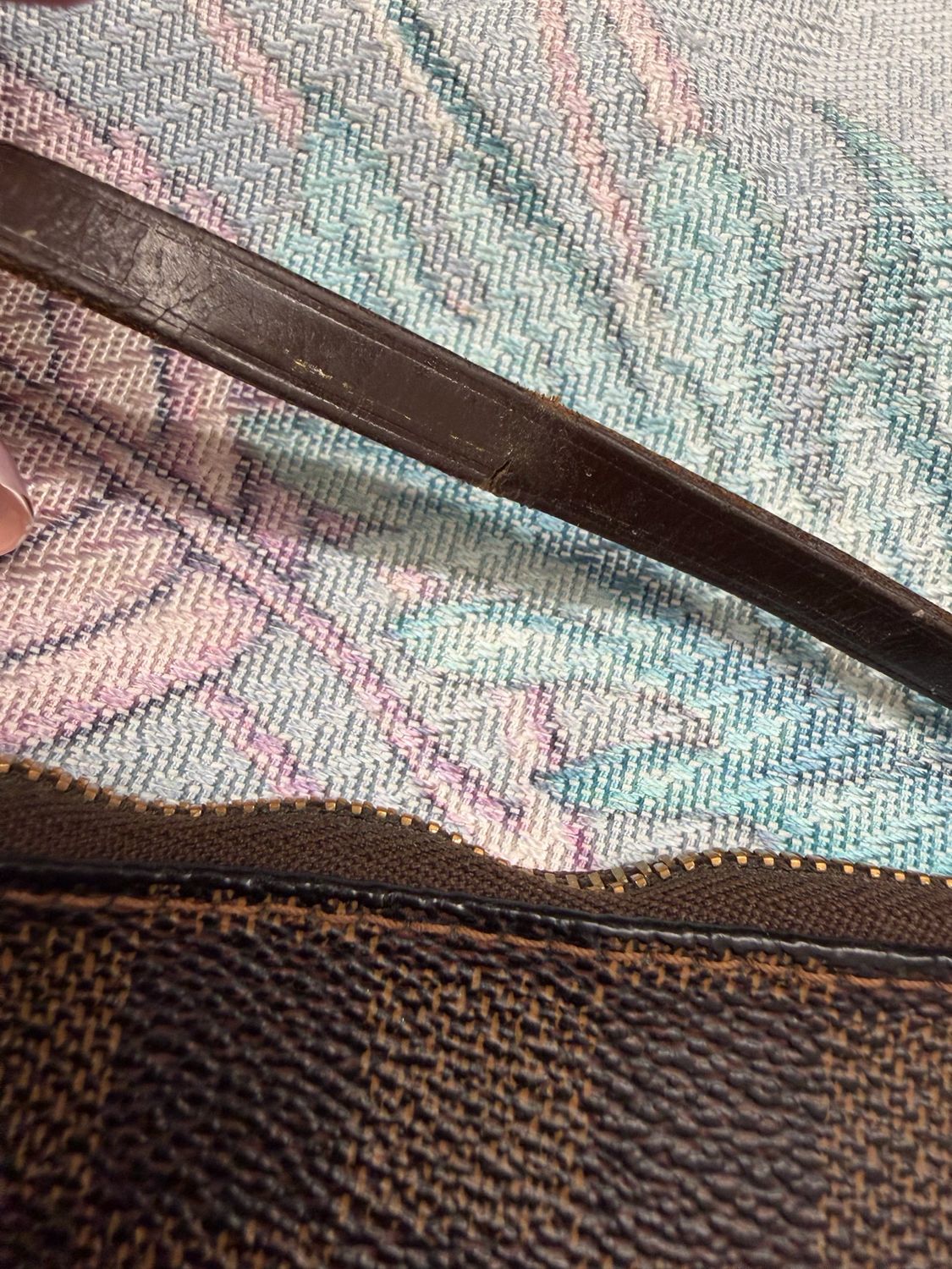 Louis Vuitton Damier Ebene Pochette Accesories Hobo Shoulder