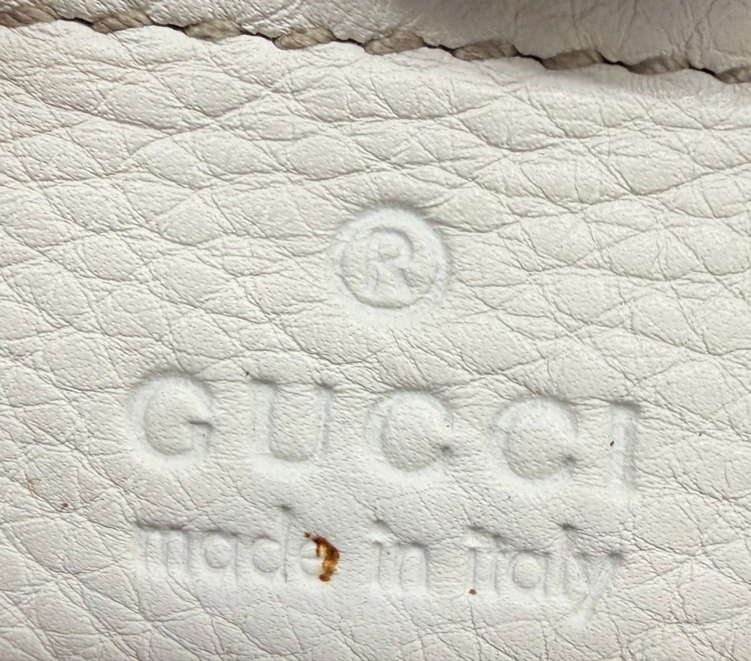 Gucci Pebbled Leather Heritage Web Hobo Shoulder in Leather 