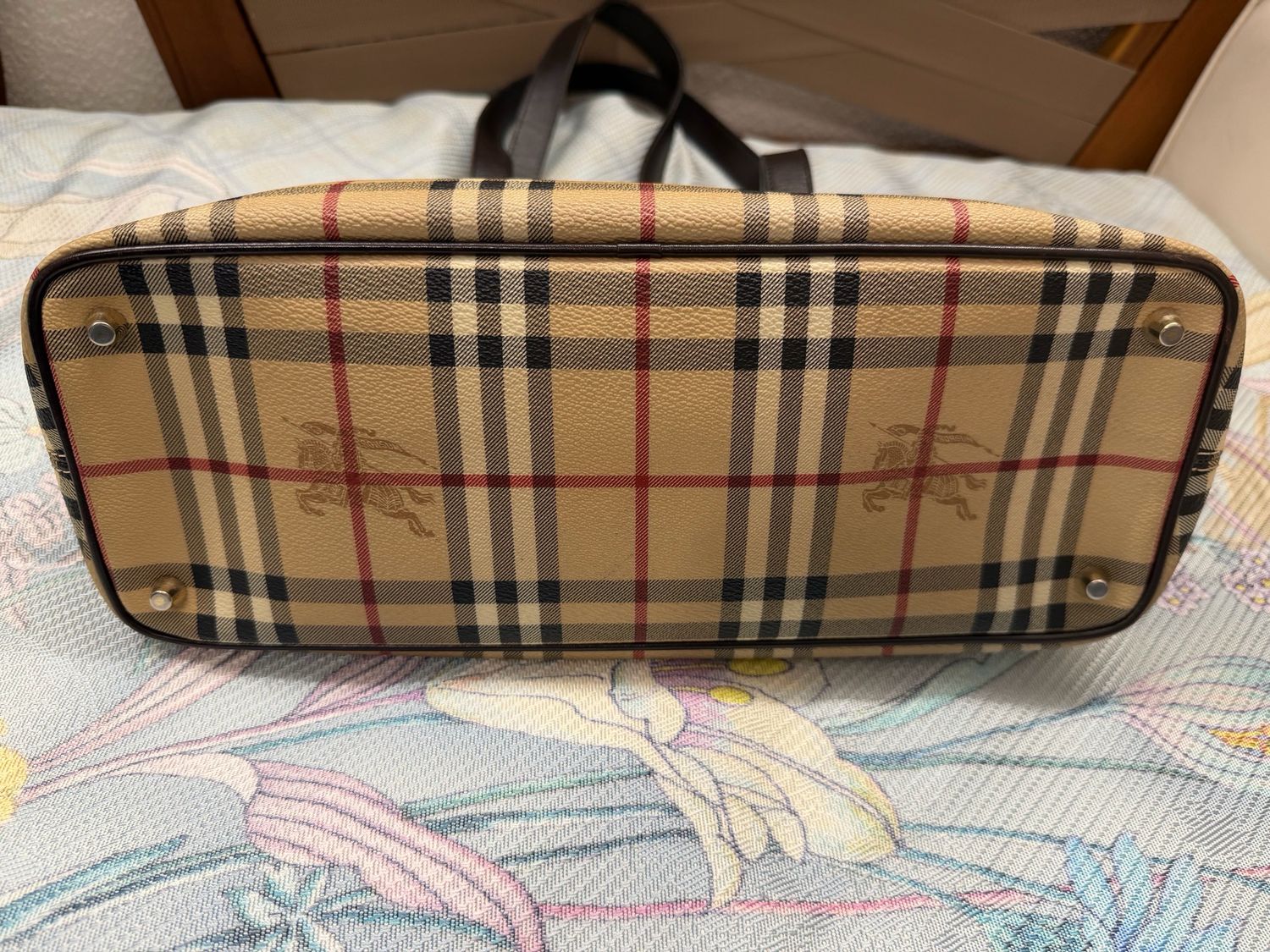 Burberry Haymarket Check Regent Tote Medium