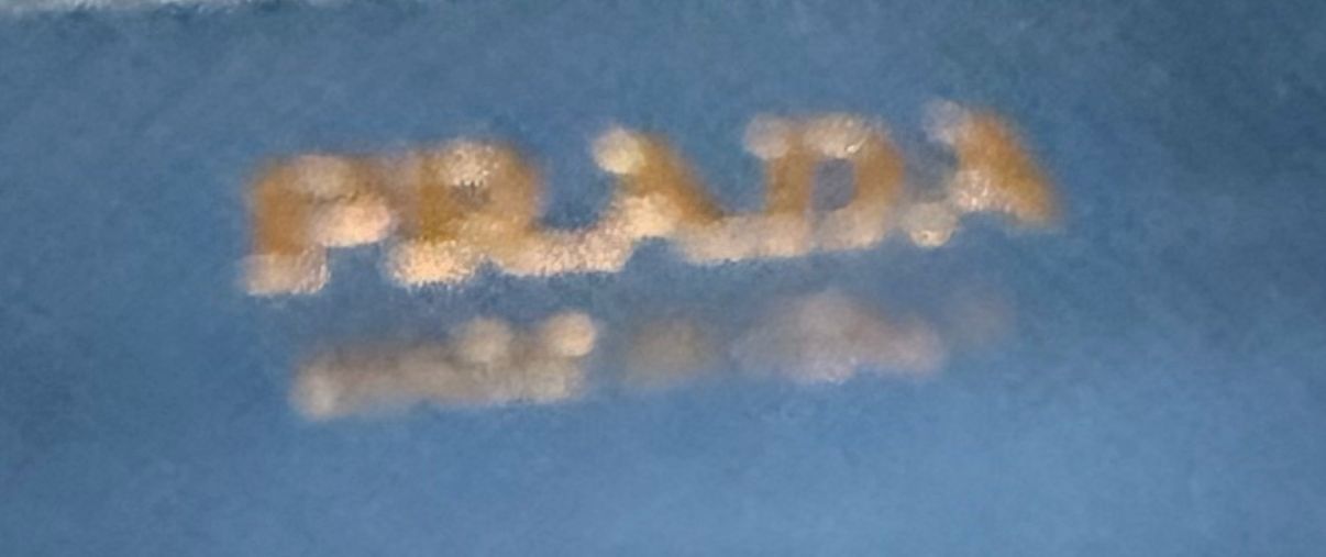 Prada Saffiano Turnlock Flap Messenger Crossbody Blue Chain Strap