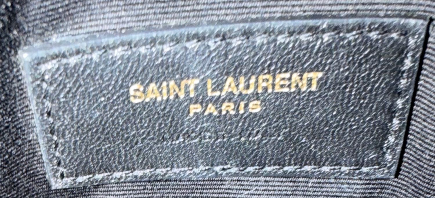 Yves Saint Laurent Flap Clutch in Black